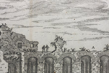 Load image into Gallery viewer, Étienne Dupérac. Palatine from the Circus Maximus. Engraving. After 1575.
