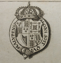 Load image into Gallery viewer, Matthäus Merian. Beheading of the king of England. Engraving. C.1649.
