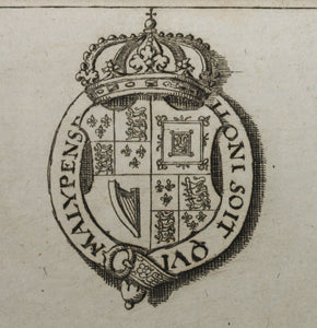 Matthäus Merian. Beheading of the king of England. Engraving. C.1649.