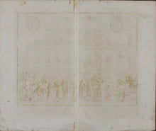 Load image into Gallery viewer, Matthäus Merian. Beheading of the king of England. Engraving. C.1649.
