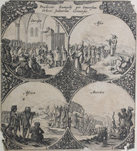 Load image into Gallery viewer, Melchior Küsel. The preaching of the Gospel throughout the world. Etching. C. 1684.

