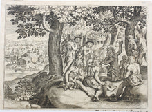 Load image into Gallery viewer, Matthaeus Merian. Lamech. Engraving. 1657
