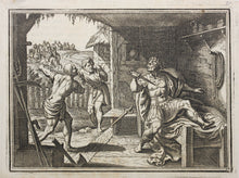 Load image into Gallery viewer, Matthaeus Merian. Nero takes his own life. Engraving. 1657.

