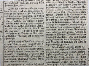 Matthaeus Merian. Helena finding the True Cross. Engraving. 1657.