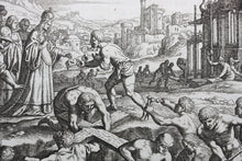 Load image into Gallery viewer, Matthaeus Merian. Helena finding the True Cross. Engraving. 1657.
