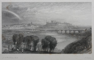 Joseph Mallord William Turner, after. Carlisle. Engraved by Edward Goodall. 1834.