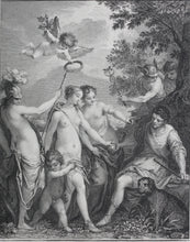 Load image into Gallery viewer, Johann Rottenhammer, after. The Judgement of Paris. Engraving by Pierre Viel. Late XVIII C.
