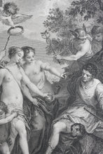 Load image into Gallery viewer, Johann Rottenhammer, after. The Judgement of Paris. Engraving by Pierre Viel. Late XVIII C.
