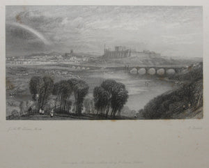 Joseph Mallord William Turner, after. Carlisle. Engraved by Edward Goodall. 1834.