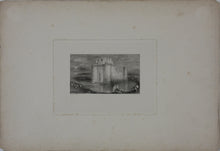 Load image into Gallery viewer, Joseph Mallord William Turner, after. Caerlaverock Castle. Engraved by Edward Goodall. 1834.
