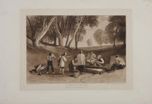 Load image into Gallery viewer, Joseph Mallord William Turner, after. Juvenile Tricks. Engraved by William Say. 1811.
