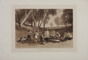 Joseph Mallord William Turner, after. Juvenile Tricks. Engraved by William Say. 1811.
