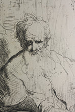 Load image into Gallery viewer, Rembrandt Harmensz van Rijn, after. Saint Paul in meditation. Photogravure. 1884.

