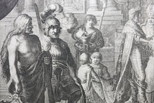 Load image into Gallery viewer, Nicolaes Moyaert, after. The Marriage of Henry IV and Marie de Medici. Etching by Pieter Nolpe. 1638.
