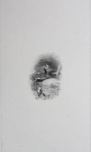 Joseph Mallord William Turner, after. The Soldier's Dream. Engraved by Edward Goodall. 1837.
