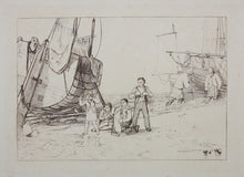 Load image into Gallery viewer, Joseph Mallord William Turner. Marine Dabblers. Etching. 1811.
