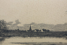 Load image into Gallery viewer, John Ruffin. Rivers End. Etching. C. 1920
