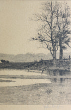 Load image into Gallery viewer, John Ruffin. Rivers End. Etching. C. 1920
