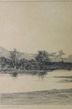 Load image into Gallery viewer, John Ruffin. Rivers End. Etching. C. 1920
