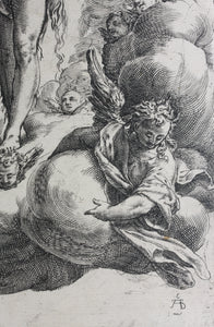 Cherubino Alberti. Mary Magdalen. Engraving. 1571-1615.