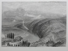 Load image into Gallery viewer, Joseph Mallord William Turner, after. Caudebec. Engraved by James Baylis Allen. 1834
