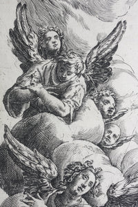 Cherubino Alberti. Mary Magdalen. Engraving. 1571-1615.