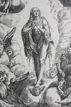 Load image into Gallery viewer, Cherubino Alberti. Mary Magdalen. Engraving. 1571-1615.
