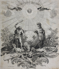 Load image into Gallery viewer, Sébastien Le Clerc. The heroic devise of Louis XIV. Engraving. 1684.
