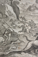 Load image into Gallery viewer, Antonio Tempesta. Boar hunt. Etching. 1608.
