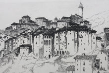 Load image into Gallery viewer, Samuel Chatwood Burton. Cuenca. Spain. Etching. 1924.
