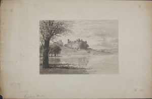Axel Herman Haig. Linlithgow Palace. Etching. 1901.