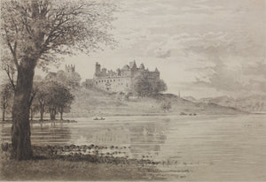 Axel Herman Haig. Linlithgow Palace. Etching. 1901.