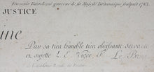 Load image into Gallery viewer, Louise Élisabeth Vigée-Le Brun, after. Innocence taking refuge in the arms of Justice. Engraving by Francesco Bartolozzi. 1783.
