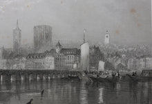 Load image into Gallery viewer, Joseph Mallord William Turner, after. Beaugency. Engraved by Robert Brandard. 1833.
