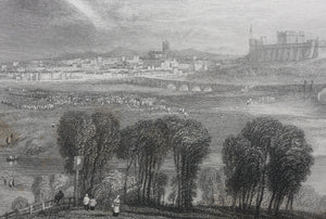 Joseph Mallord William Turner, after. Carlisle. Engraved by Edward Goodall. 1834.
