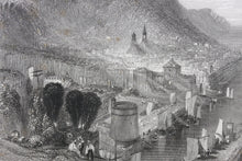 Load image into Gallery viewer, Joseph Mallord William Turner, after. Honfleur. Engraved by John Cousen. 1834.
