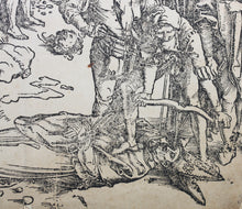 Load image into Gallery viewer, Albrecht Dürer. The Martyrdom of the Ten Thousand. Woodcut. 1496.
