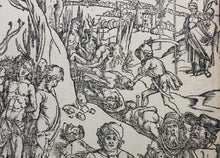 Load image into Gallery viewer, Albrecht Dürer. The Martyrdom of the Ten Thousand. Woodcut. 1496.
