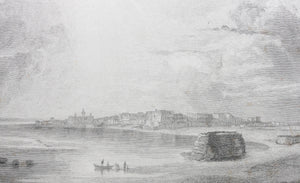 Joseph Mallord William Turner, after. The Red Sea and Suez. Engraved by Edward Francis Finden. 1836.