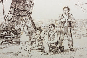 Joseph Mallord William Turner. Marine Dabblers. Etching. 1811.