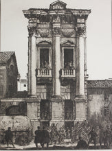 Load image into Gallery viewer, Frederick Garrison Hall. Old house in Vicenza. Etching. 1920.
