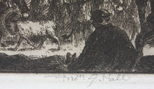 Load image into Gallery viewer, Frederick Garrison Hall. Old house in Vicenza. Etching. 1920.
