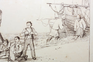 Joseph Mallord William Turner. Marine Dabblers. Etching. 1811.