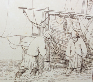 Joseph Mallord William Turner. Marine Dabblers. Etching. 1811.