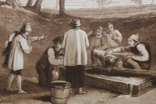 Load image into Gallery viewer, Joseph Mallord William Turner, after. Juvenile Tricks. Engraved by William Say. 1811.
