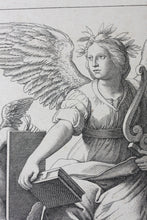Load image into Gallery viewer, Raphael, after. Marcantonio Raimondi, after. Poetry. Engraving by Ferdinand Ruscheweyh. 1829.

