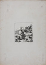 Load image into Gallery viewer, David Deuchar. Three men and a child standing. Etching. C. 1782-1803.
