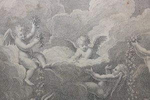 Perino del Vaga, after. The Three Goddesses Preparing for the Judgment of Paris. Engraving by Philippe Simonneau. 1729-1740.