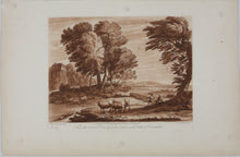 Load image into Gallery viewer, Claude Lorrain, after. Mercury and Battus. Etching by Richard Earlom. 1776.
