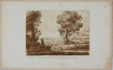 Load image into Gallery viewer, Claude Lorrain, after. Moses beholding the Burning Bush. Etching by Richard Earlom. 1776.
